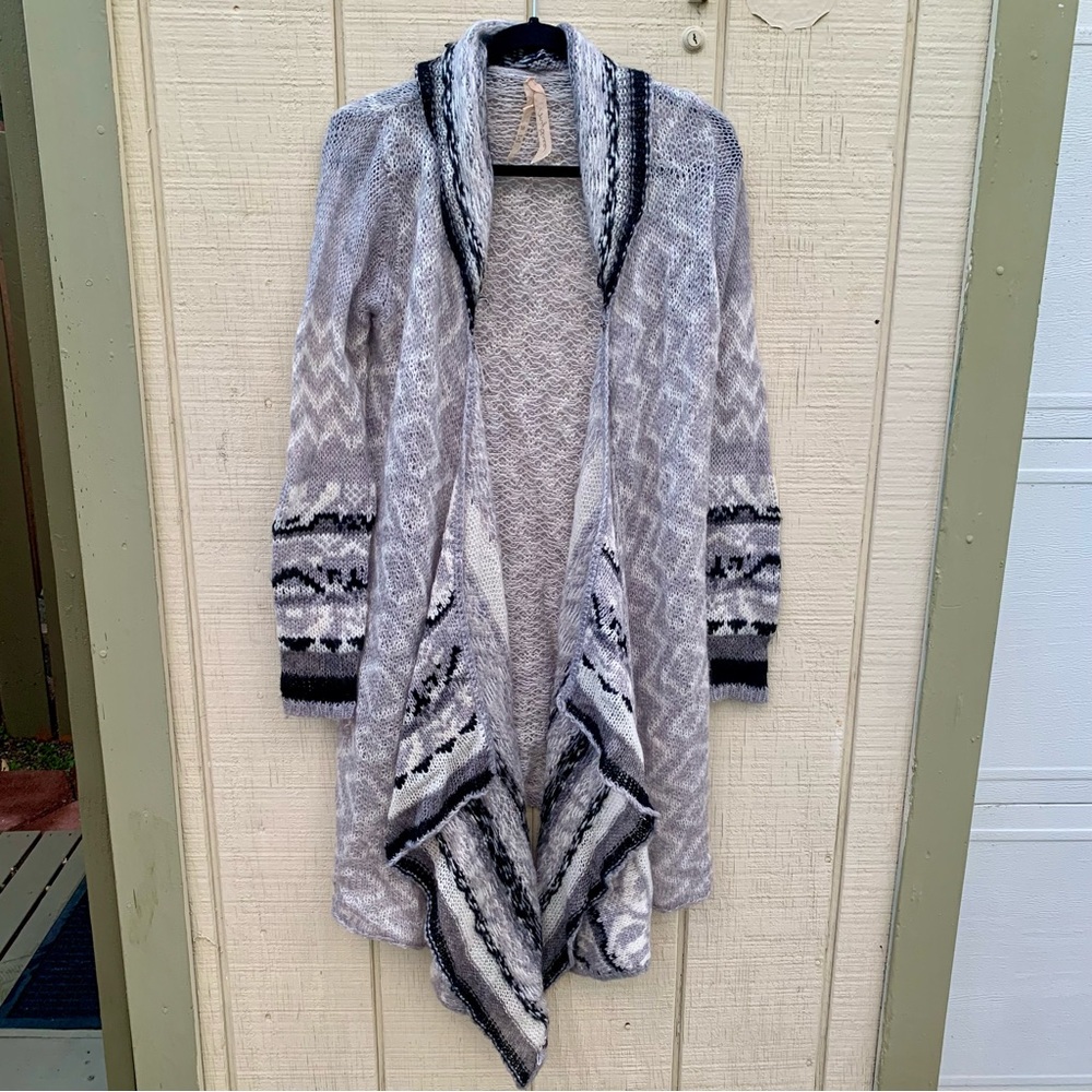 Fair Isle Duster Cardigan
